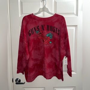 Women's Plus Size Guns N' Roses Graphic Band Sweatshirt